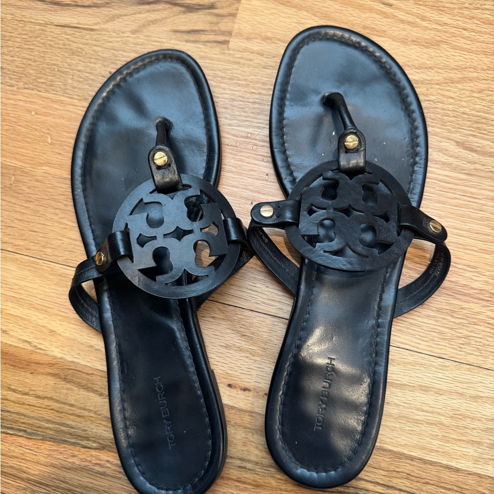 Tory Burch Black Women's Miller Sandals